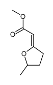 methyl 2-(5-methyloxolan-2-ylidene)acetate结构式