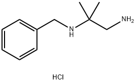 N-Benzyl-2-methylpropane-1,2-diaminedihydrochloride结构式