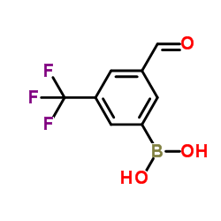 [3-Formyl-5-(trifluoromethyl)phenyl]boronic acid Structure