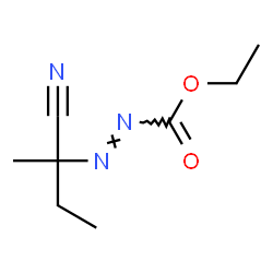 Diazenecarboxylic acid,(1-cyano-1-methylpropyl)-,ethyl ester (9CI) structure