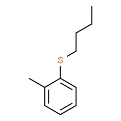 Butyl 2-methylphenyl sulfide结构式