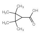 2,2,3,3-TETRAMETHYLCYCLOPROPANECARBOXYLIC ACID Structure