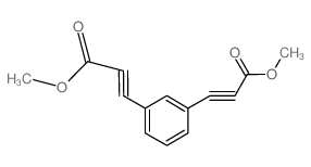 2-Propynoic acid, 3,3'-(1,3-phenylene)bis-, dimethyl ester (en) Structure