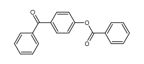 [4-(Benzoyloxy)phenyl]phenylketon结构式