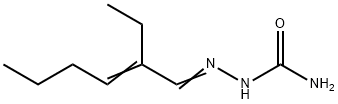 2-Ethyl-2-hexenal semicarbazone结构式