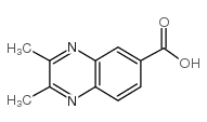 2,3- 二甲基-喹喔啉-6-羧酸结构式