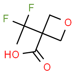 3-(1,1-difluoroethyl)oxetane-3-carboxylic acid结构式