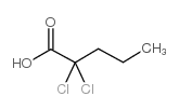 2,2-Dichloropentanoic acid Structure