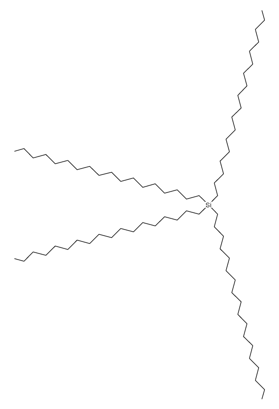 tetraoctadecyl-silane Structure