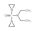 Phosphine oxide, bis(1-aziridinyl)diethylamino- structure