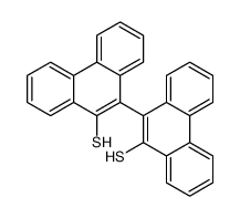 9,9-Biphenanthrene-10,10-dithiol Structure