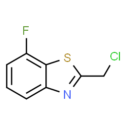 Benzothiazole, 2-(chloromethyl)-7-fluoro- (9CI) Structure