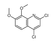 2,4-dichloro-7,8-dimethoxyquinoline结构式