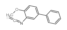 2-甲氧基联苯基3-异硫代氰酸酯结构式