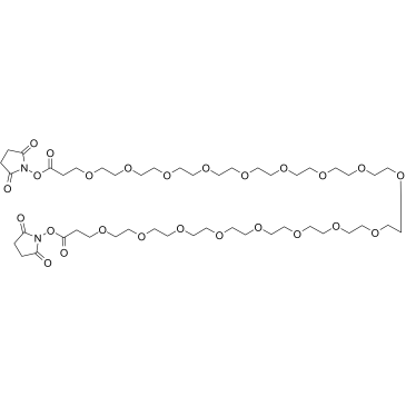 Bis-PEG17-NHS ester structure