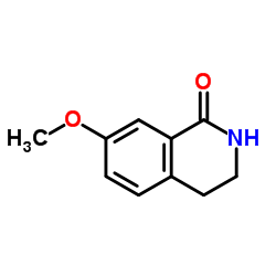 7-Methoxy-3,4-dihydro-1(2H)-isoquinolinone Structure