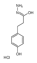 3-(4-HYDROXYPHENYL)PROPIONIC ACID HYDRAZIDE HCL structure