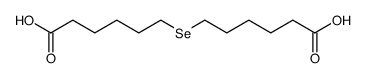 6,6'-Selenodihexanoic acid结构式