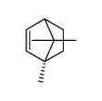 (1S,4α)-1,7,7-Trimethylbicyclo[2.2.1]hepta-2-ene Structure