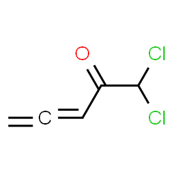 3,4-Pentadien-2-one,1,1-dichloro- structure