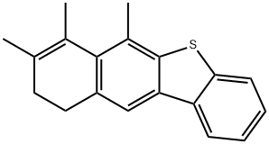 9,10-Dihydro-6,7,8-trimethylbenzo[b]naphtho[2,3-d]thiophene structure