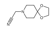 4,4-ethylenedioxy-1-piperidineacetonitrile Structure