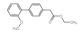 ETHYL (2''-METHOXY-BIPHENYL-4-YL)-ACETATE structure