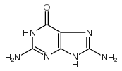 6H-Purin-6-one,2,8-diamino-1,9-dihydro- Structure