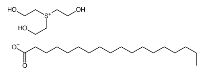 tris(2-hydroxyethyl)sulphonium stearate structure