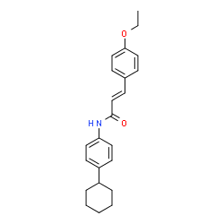 N-(4-CYCLOHEXYLPHENYL)-3-(4-ETHOXYPHENYL)ACRYLAMIDE picture