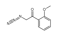 2-azido-1-(2-methoxyphenyl)-ethanone Structure