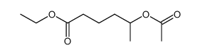 5-(Acetyloxy)hexanoic acid ethyl ester结构式