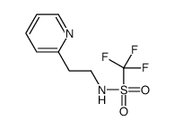 2-[2-(Trifluoromethylsulfonylamino)ethyl]pyridine structure