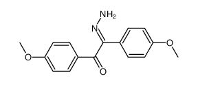 4,4'-dimethoxylbenzil monohydrazone结构式