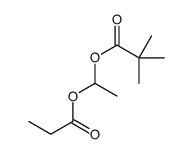 1-propanoyloxyethyl 2,2-dimethylpropanoate Structure