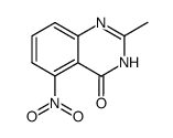 2-methyl-5-nitro-3H-quinazolin-4-one结构式