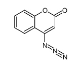 4-Azidocoumarin Structure