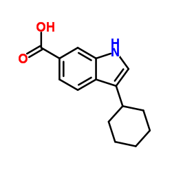 3-环己烷吲哚-6-甲酸结构式