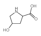 D-Proline, 4-hydroxy-,(4R)-rel-结构式