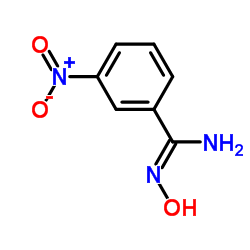 N-HYDROXY-3-NITROBENZENECARBOXIMIDAMIDE Structure