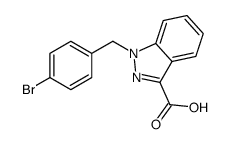 1-(4-Bromobenzyl)-1H-indazole-3-carboxylic acid picture