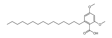 2,4-dimethoxy-6-pentadecylbenzoic acid Structure