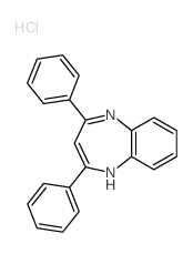 2,4-diphenyl-1H-1,5-benzodiazepine结构式