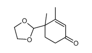 4-[1,3]Dioxolan-2-yl-3,4-dimethyl-cyclohex-2-enone Structure