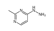 4(1H)-Pyrimidinone, 2-methyl-, hydrazone (9CI) structure