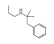 2-methyl-1-phenyl-N-propylpropan-2-amine Structure