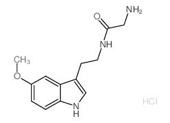 2-amino-N-[2-(5-methoxy-1H-indol-3-yl)ethyl]acetamide hydrochloride图片