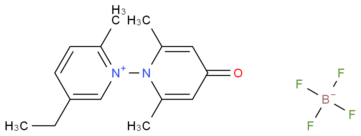 1-(2,6-Dimethyl-4-oxo-1(4H)-pyridinyl)-5-ethyl-2-methylpyridinium tetrafluoroborate picture