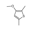 3-methoxy-2,5-dimethylthiophene Structure