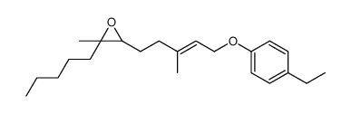 3-[5-(4-ethylphenoxy)-3-methylpent-3-enyl]-2-methyl-2-pentyloxirane Structure